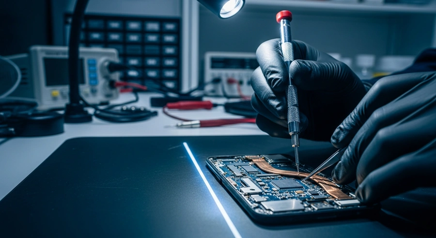 Computador en diagnóstico